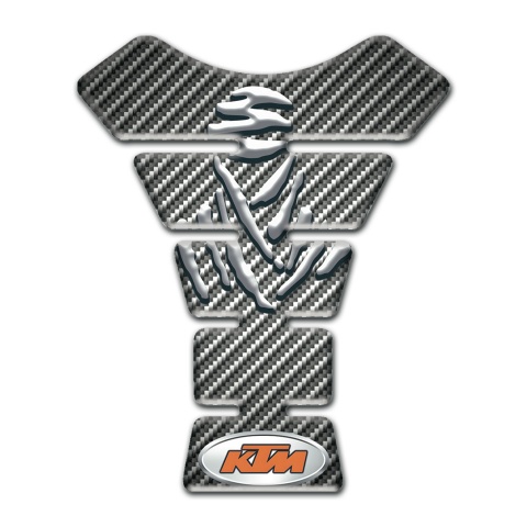 KTM Tank Pad Protector Classic carbon Design 