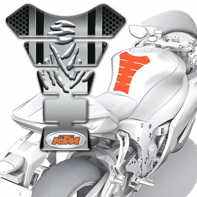 KTM Tank Fuse Metal Central Panel Style 