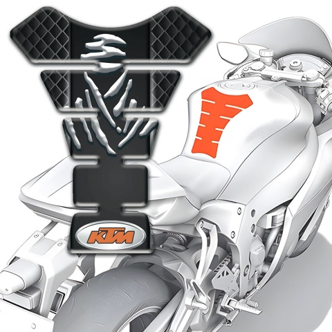 KTM Tank Protector Dark Mesh Design 