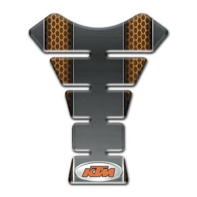 KTM Tank Guard Pads Copper Honeycomb Style 