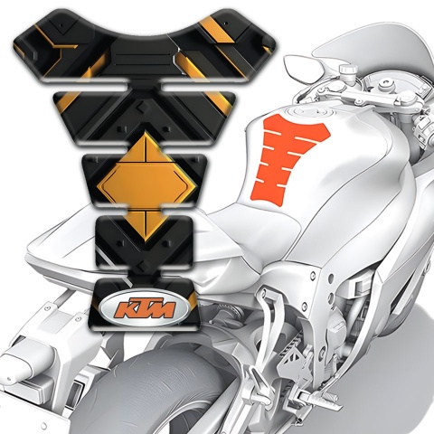 KTM Tank Pad Protector Center Rhombus Style 
