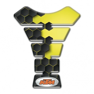KTM Tank Pad Motorbike Silicone Sticker with Small Logo 