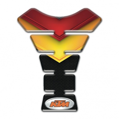 KTM Tank Pad Protector Fire Colors Style 