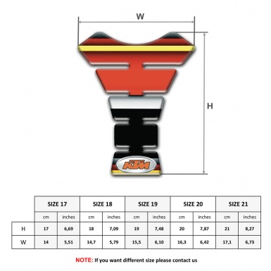 KTM Tank Guard Pads Colorful Print 