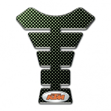 KTM Tank Protector Greren Dots Style 