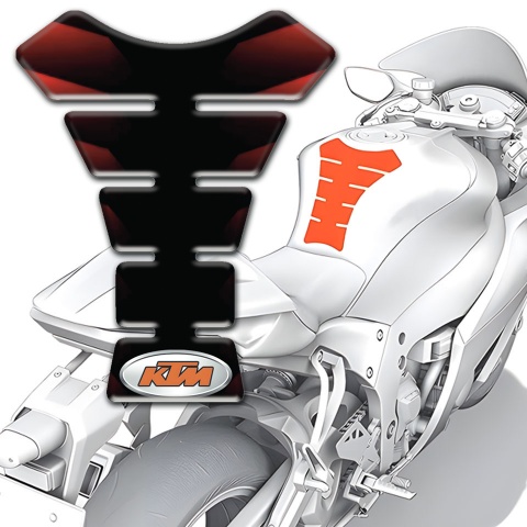 KTM Tank Fuse Merged Red Black Print 