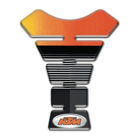 KTM Motorcycle Tank Protector Orange Black Print 