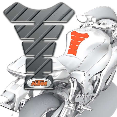 KTM Tank Fuse Diagonal Gray patterns Style 