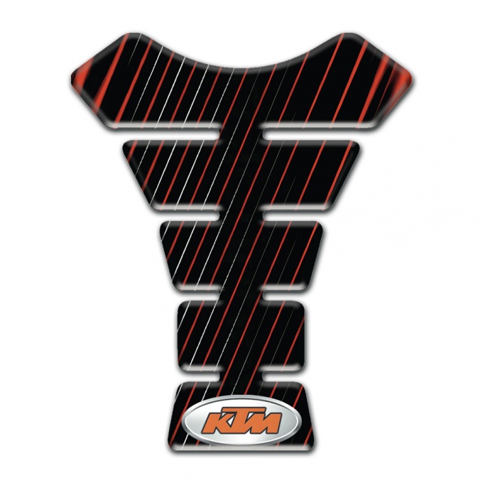 KTM Tank Pad Protector Thin Stripes Style 