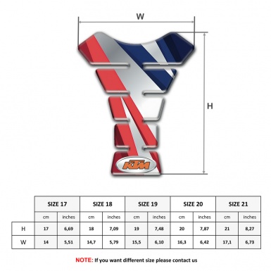 KTM Tank Protector Multicolored Patterns Style 