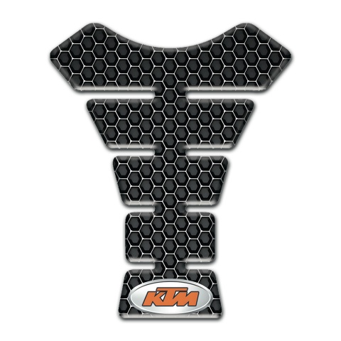 KTM Tank Pad Protector Style Perforated Steel 