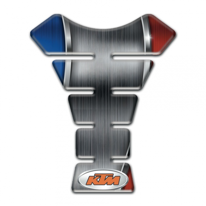 KTM Tank Pad Protector Silicone Sticker Small Logo Design 
