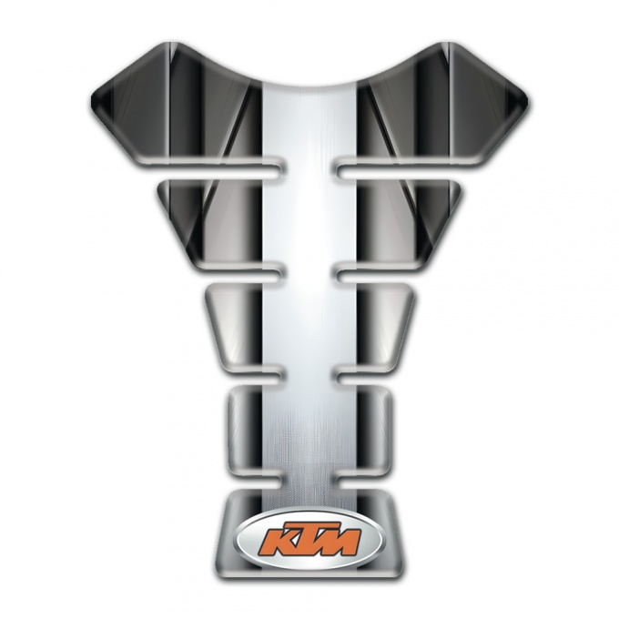 KTM Tank Protector Alumunium Central Panel Style 