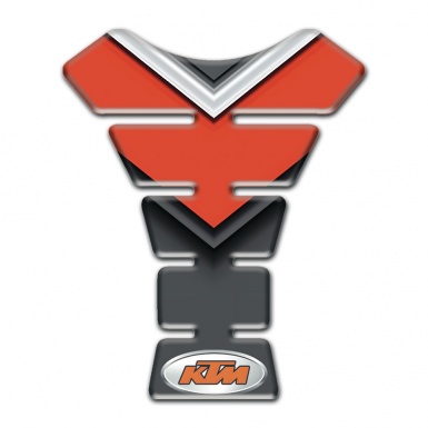 KTM Tank Pad Motorbike Red Black Print Style 