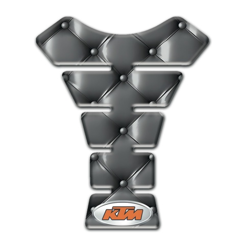 KTM Tank Pad Protector Gray Leather Style 