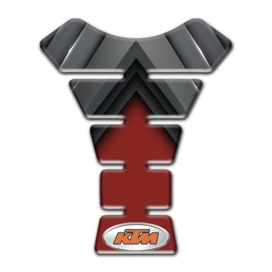 KTM Tank Pad Protector Gray Red Elements Style 