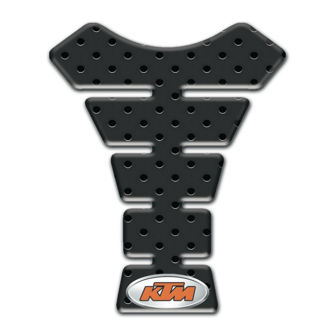 KTM Tank Guard Pads Perforated Rubber Style 