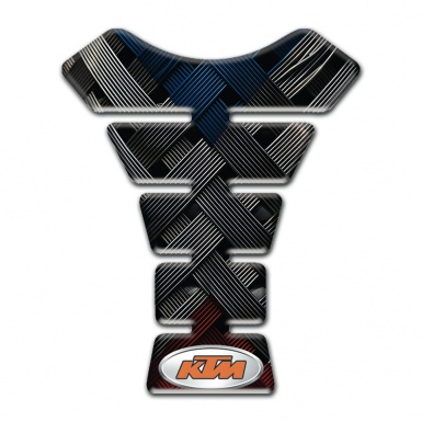 KTM Tank Pad Protector Crossed Belts Style 