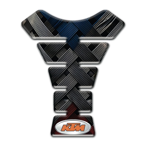 KTM Tank Pad Protector Crossed Belts Style 