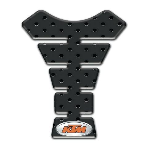 KTM Tank Pad Motorbike Perforated Black Surface Version  