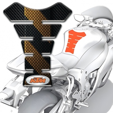 KTM Tank Fuse Black with Brown Bands Edition 
