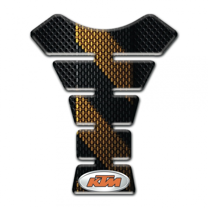 KTM Tank Fuse Black with Brown Bands Edition 