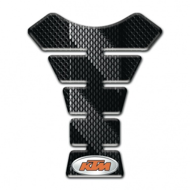 KTM Tank Pad Motorbike Black with Gray Bands Edition 