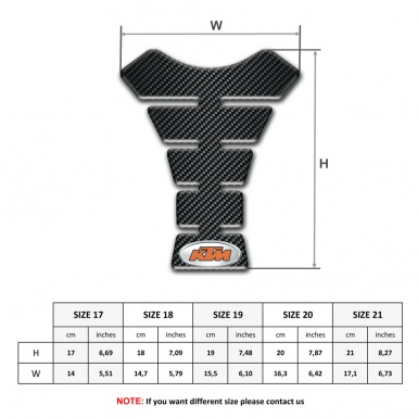 KTM Tank Guard Pads Black Carbon Edition 