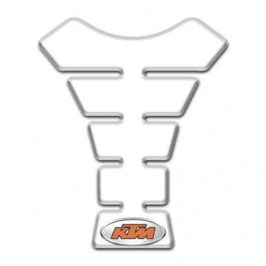 KTM Tank Protector Stylish White Edition 