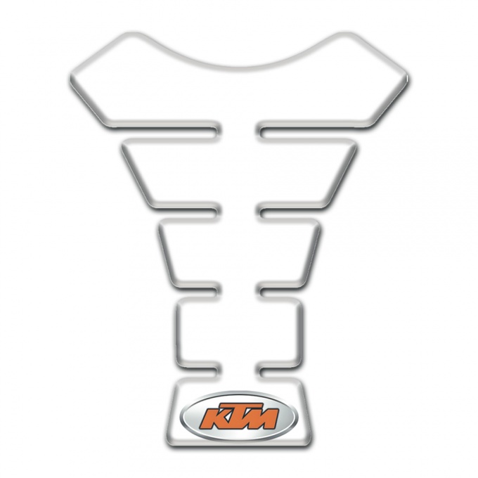 KTM Tank Protector Stylish White Edition 