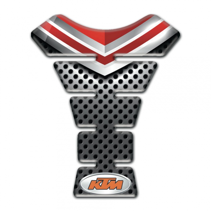 KTM Tank Protector Silicone Sticker with Logo Style 