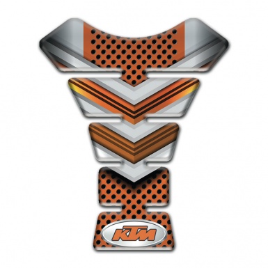 KTM Tank Pad Protector Copper Gray Style 
