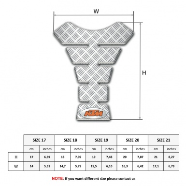 KTM Tank Fuse Crossed Patterns Style 