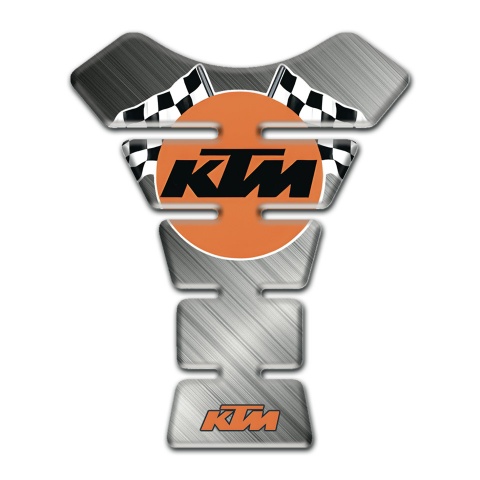 KTM Tank Pad Protector Matte Base with Racing Logo Style 