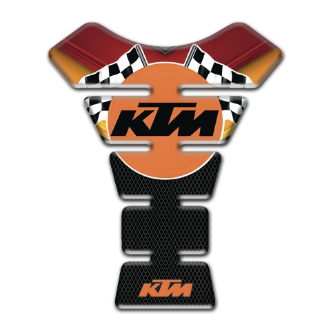 KTM Tank Protector Unique Model with Flags Logo Style 