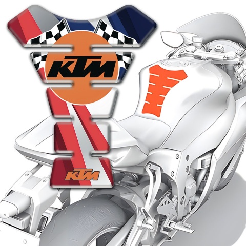 KTM Tank Pad Motorbike Multicolored Version 