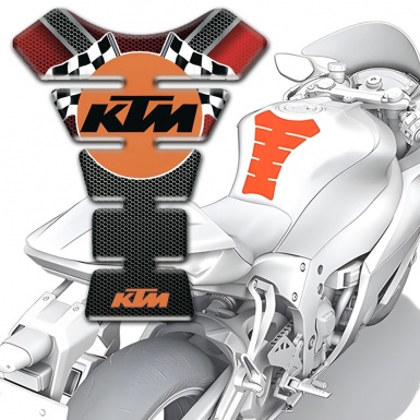 KTM Tank Protector Unique Vision with Racing Logo 