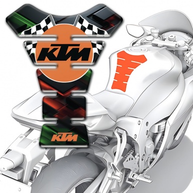 KTM Tank Protector 3d base Style Racing Logo Edition 