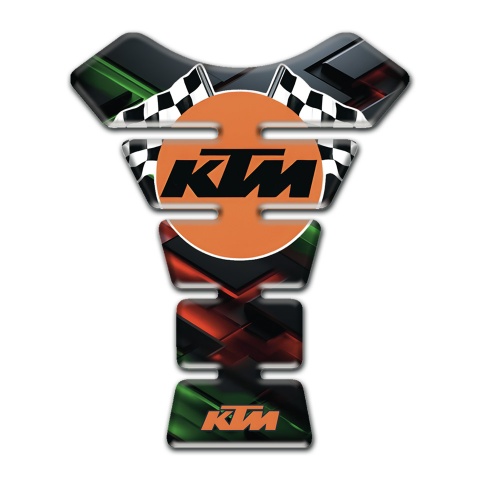 KTM Tank Protector 3d base Style Racing Logo Edition 