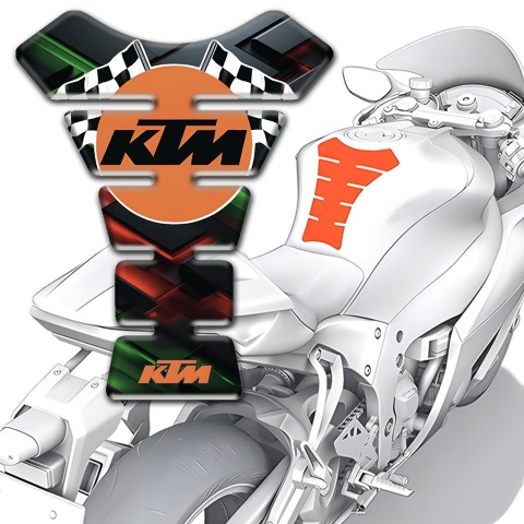 KTM Tank Protector 3d base Style Racing Logo Edition 
