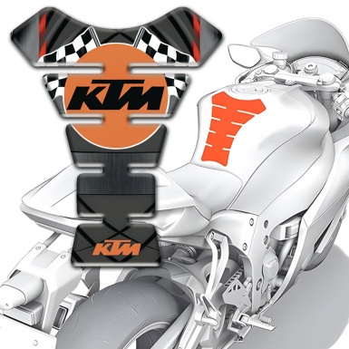 KTM Tank Fuse Racing Edition with Flags logo 