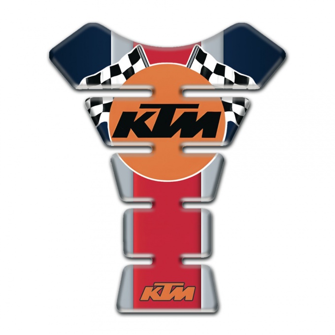 KTM  Tank Fuse Stylish Vision with Racing Flags Logo 
