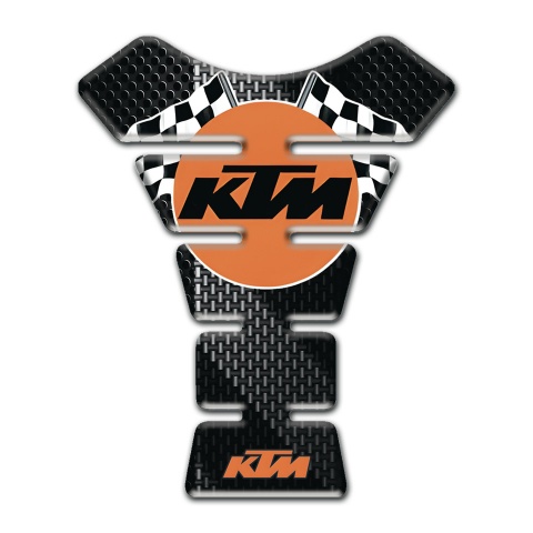 KTM Tank Pad Motorbike Black Gray Edition Racing Logo 