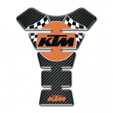 KTM Tank Guard Pads Black Carbon 