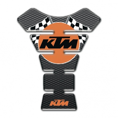 KTM Tank Pad Motorbike Dark Flakes Effcet