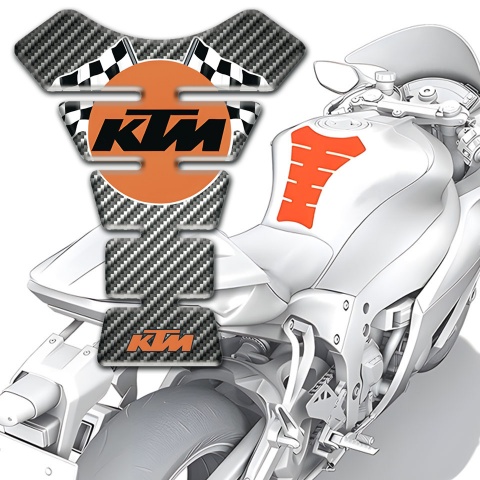 KTM Tank Protector Classic Carbon Effect 