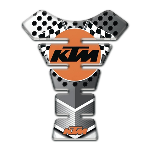 KTM Tank Protector Premium Quality Print with Round Logo 