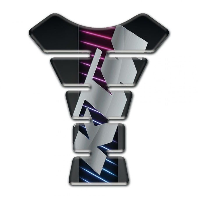 KTM Tank Fuse Neon Lines Base Motive Gray Logo