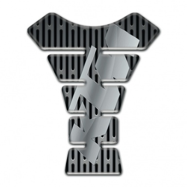 KTM Tank Pad Motorbike Gray Ornament Base and Stylish LogO Print