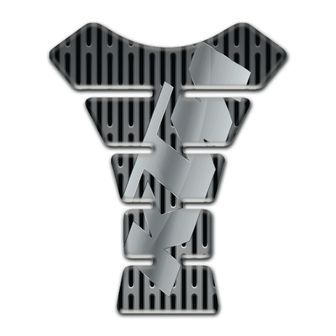 KTM Tank Pad Motorbike Gray Ornament Base and Stylish LogO Print 